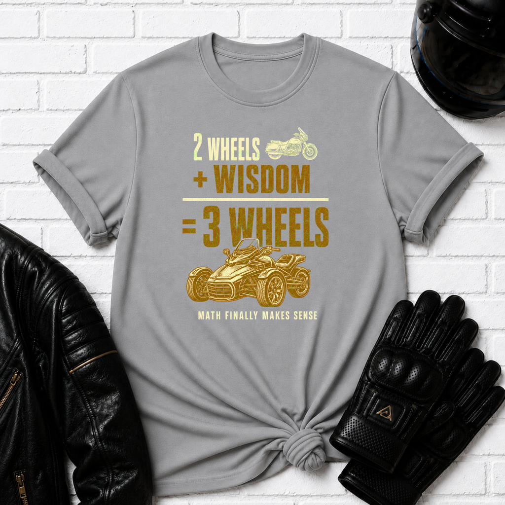 Two Wheels Wisdom T-Shirt
