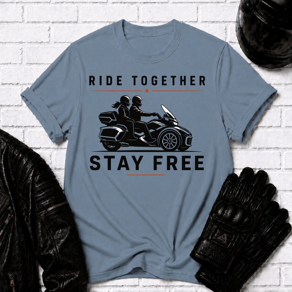 Ride Together Stay Free T-Shirt