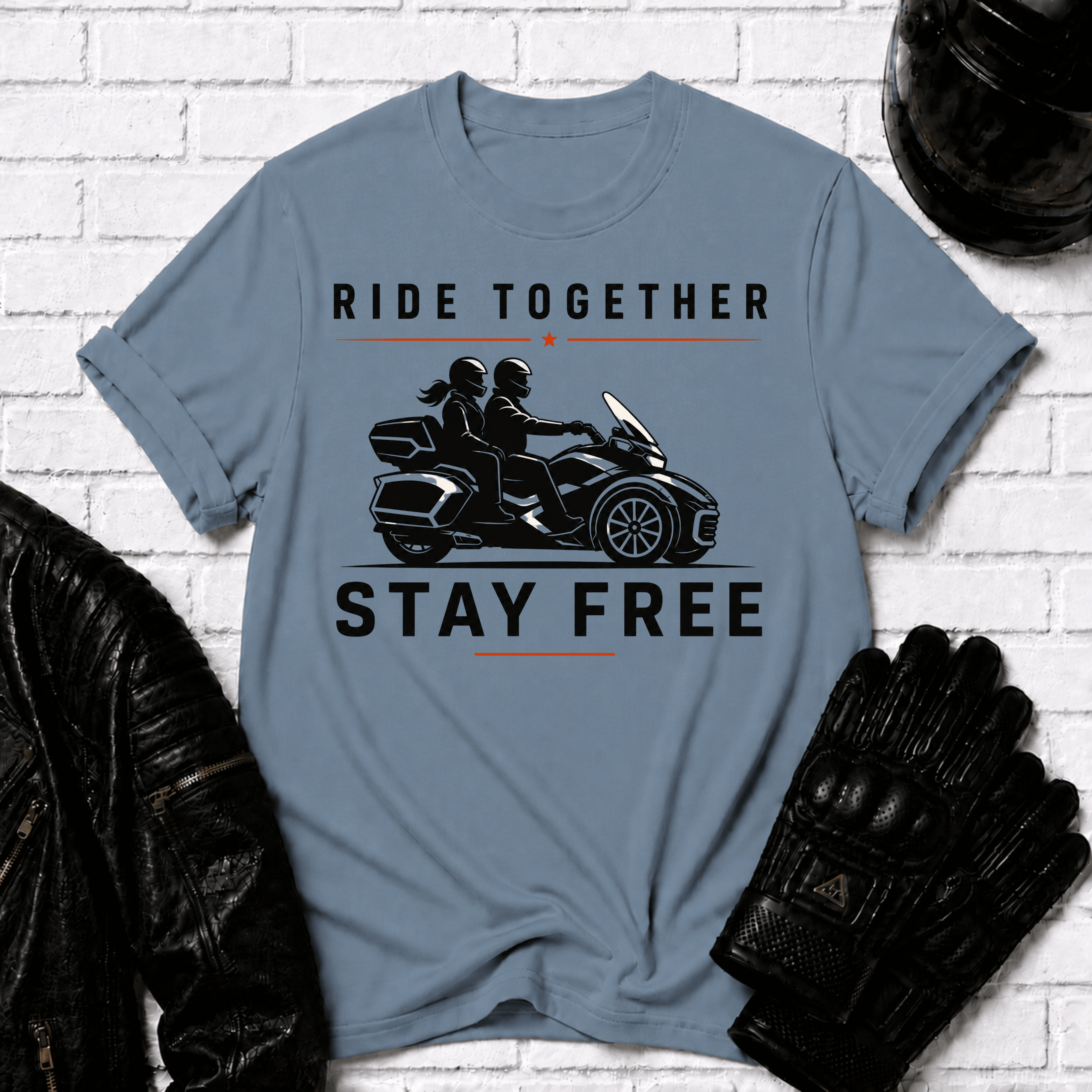 Ride Together Stay Free T-Shirt
