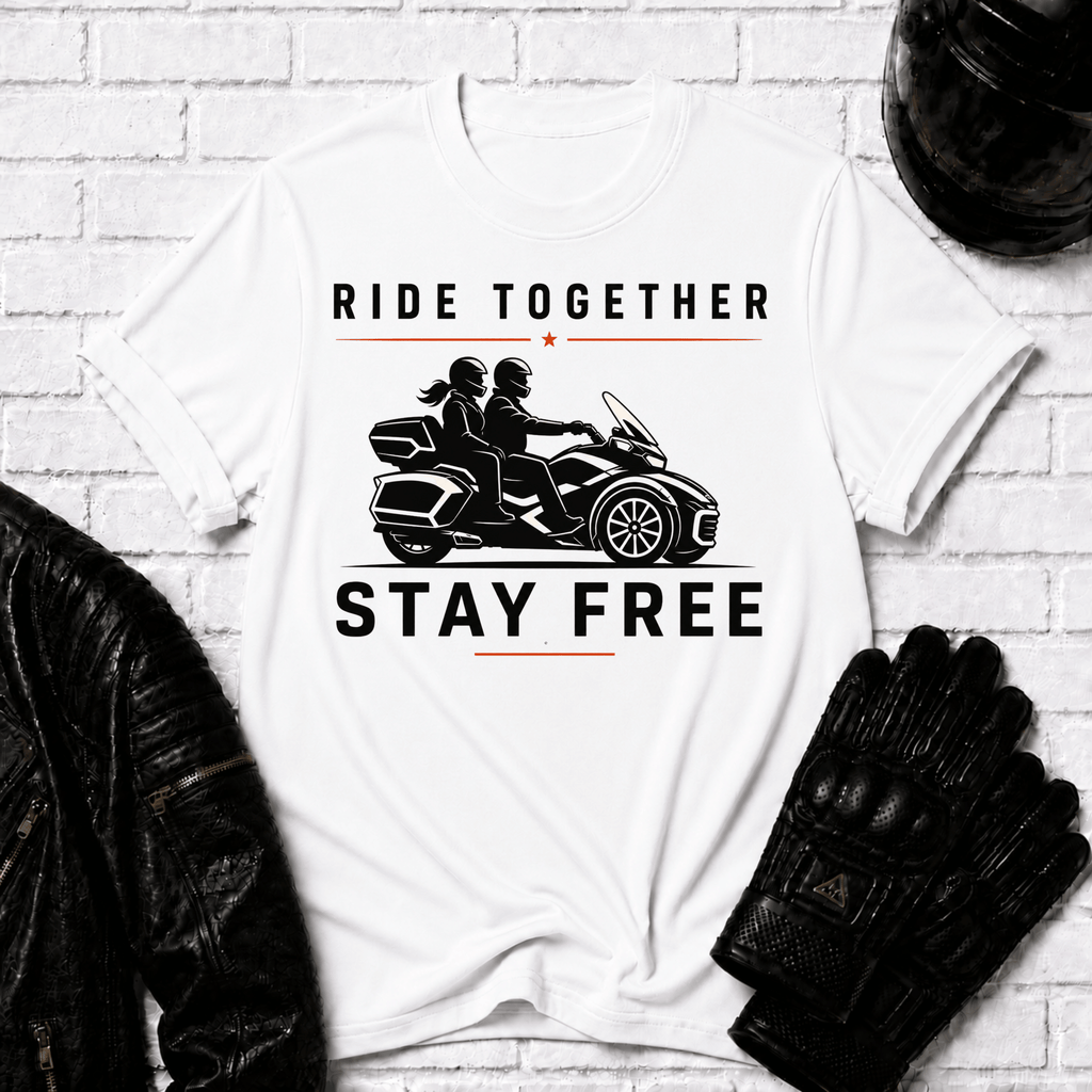 Ride Together Stay Free T-Shirt