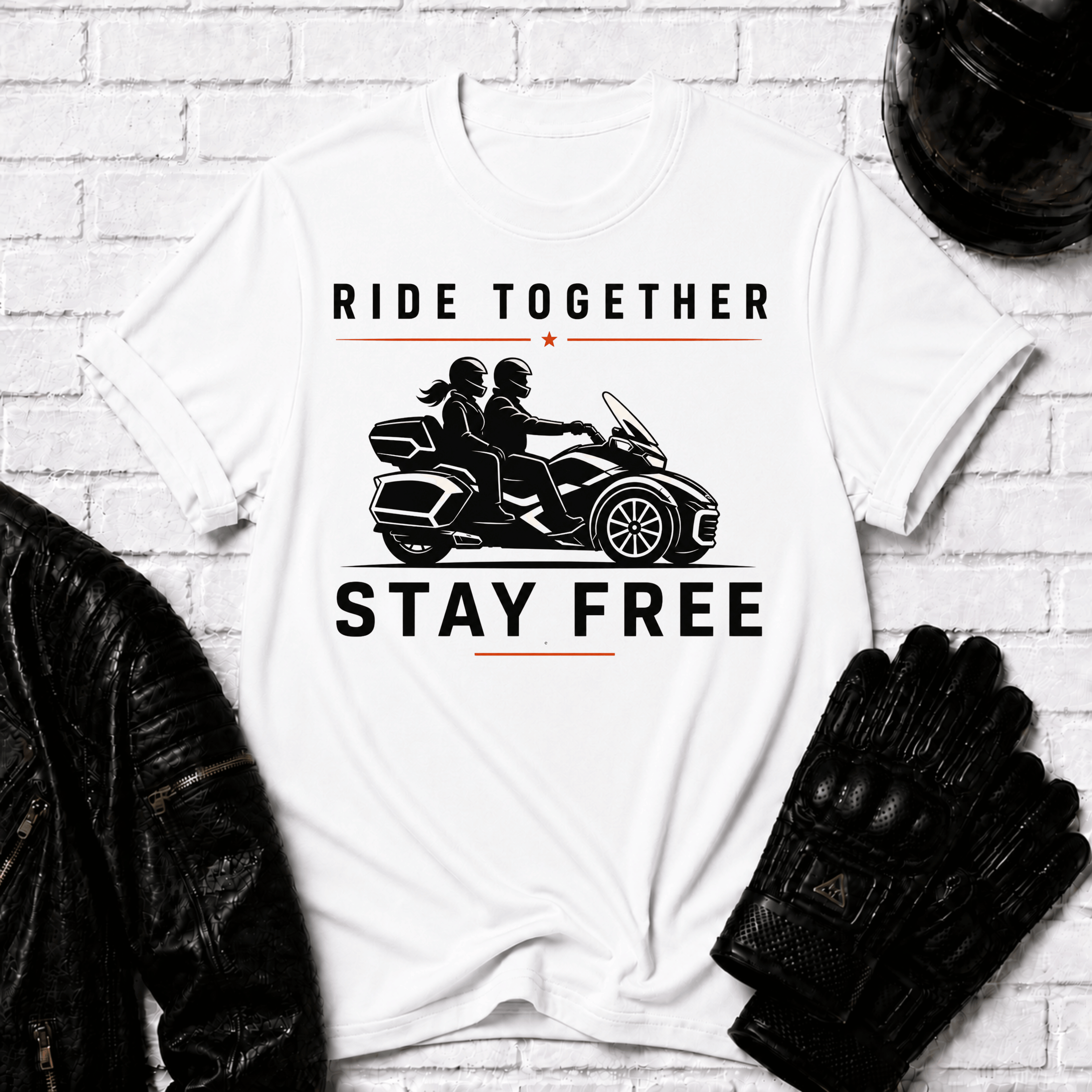 Ride Together Stay Free T-Shirt