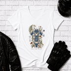 Blueprint Botanical V Neck T-Shirt