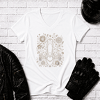 Flower Spyder V Neck T-Shirt