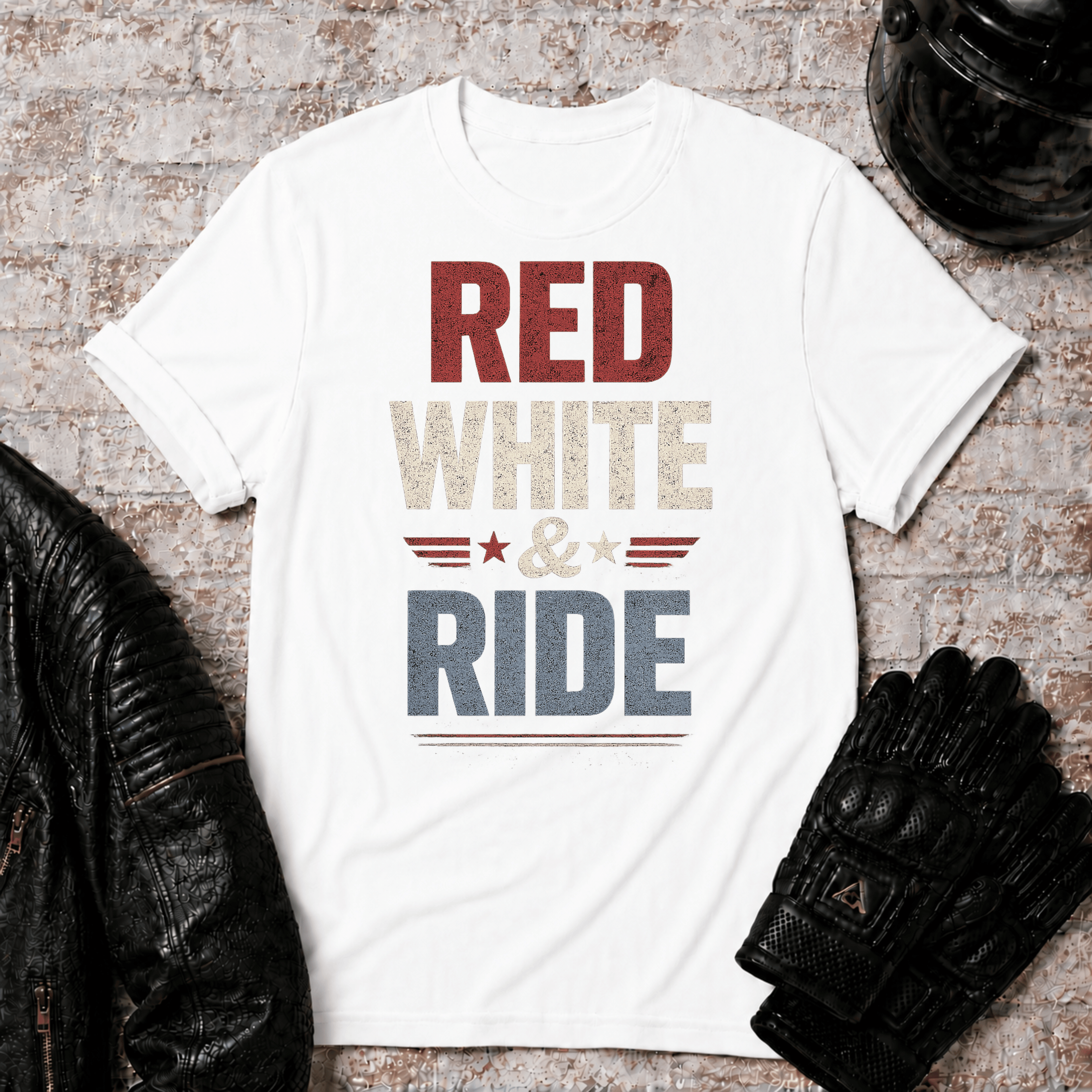 Red White Ride T-Shirt