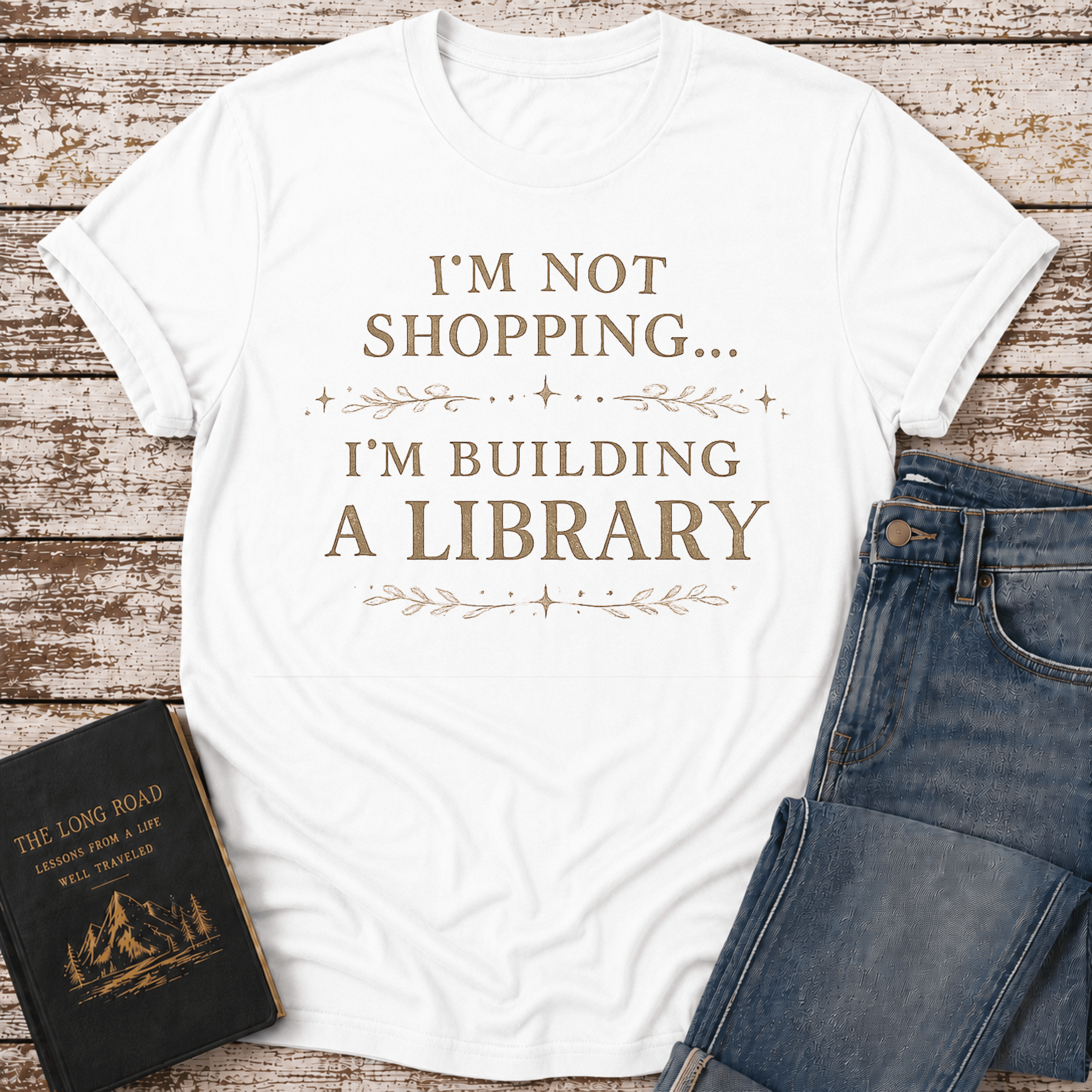 Building a Library T-Shirt
