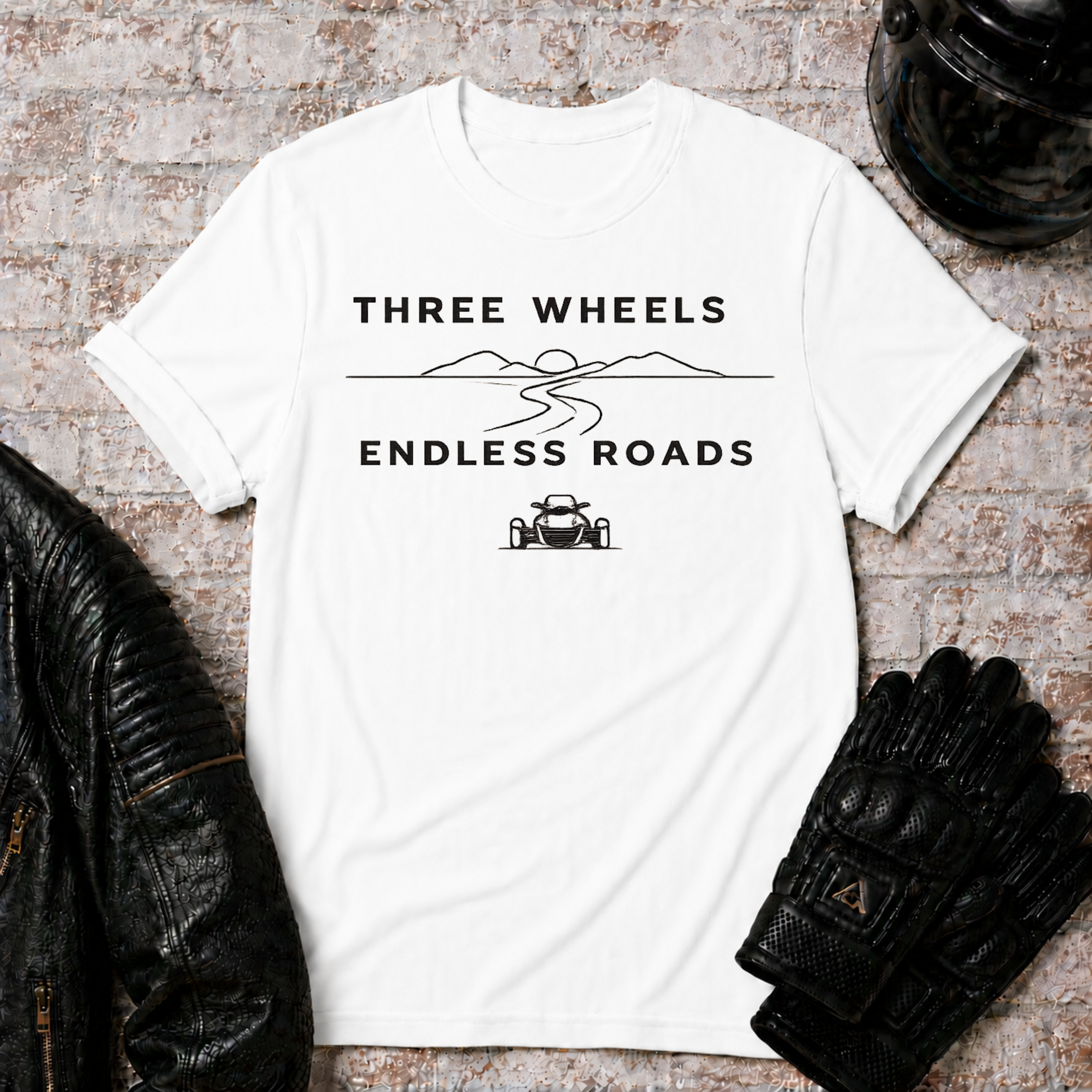 Minimalist Endless Roads T-Shirt